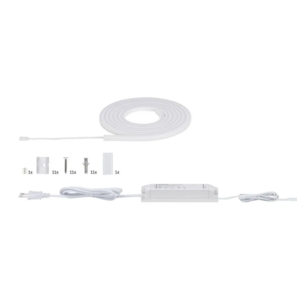 Dekorationsbelysning|Led Strips ^ Paulmann MaxLED Flow basissæt varmhvid 3 m