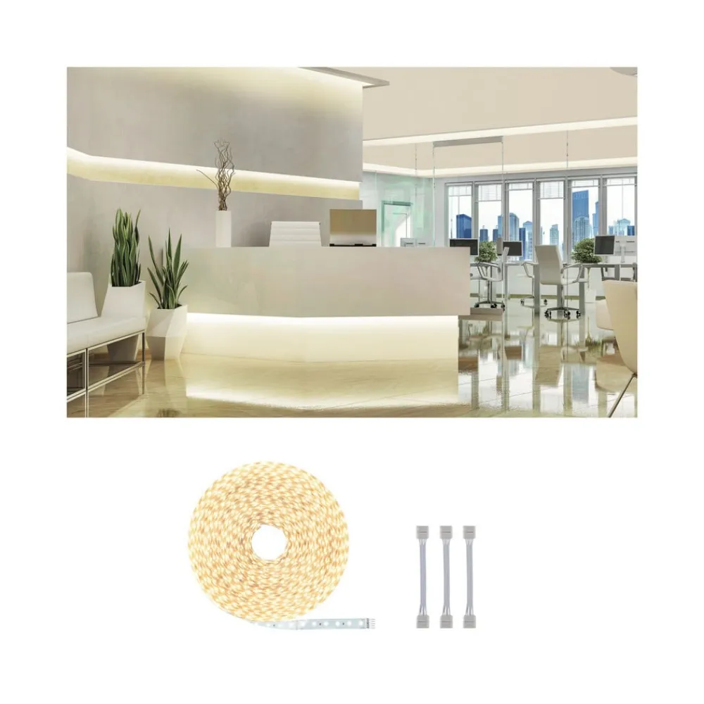 Led Strips ^ Paulmann MaxLED 500 LED-stripe IP20, 20 m varmhvid