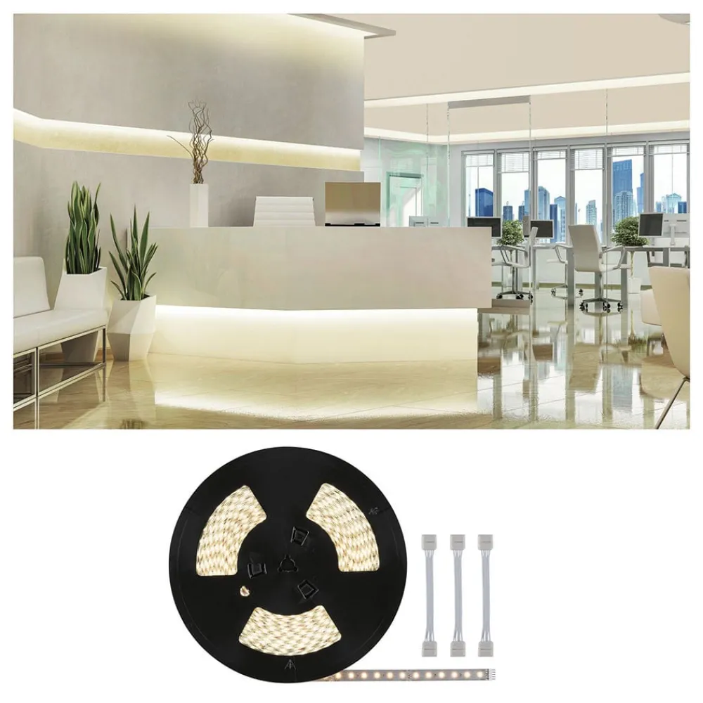 Led Strips ^ Paulmann MaxLED 500 LED-stripe IP20, 20 m varmhvid