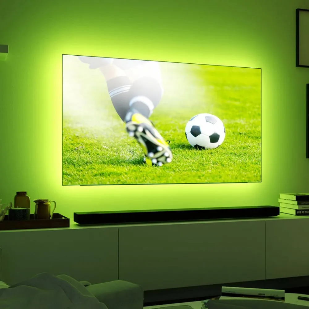Paulmann Dekorationsbelysning|Led Strips > MaxLED 250 RGBW Comfort Set TV 65 tommer