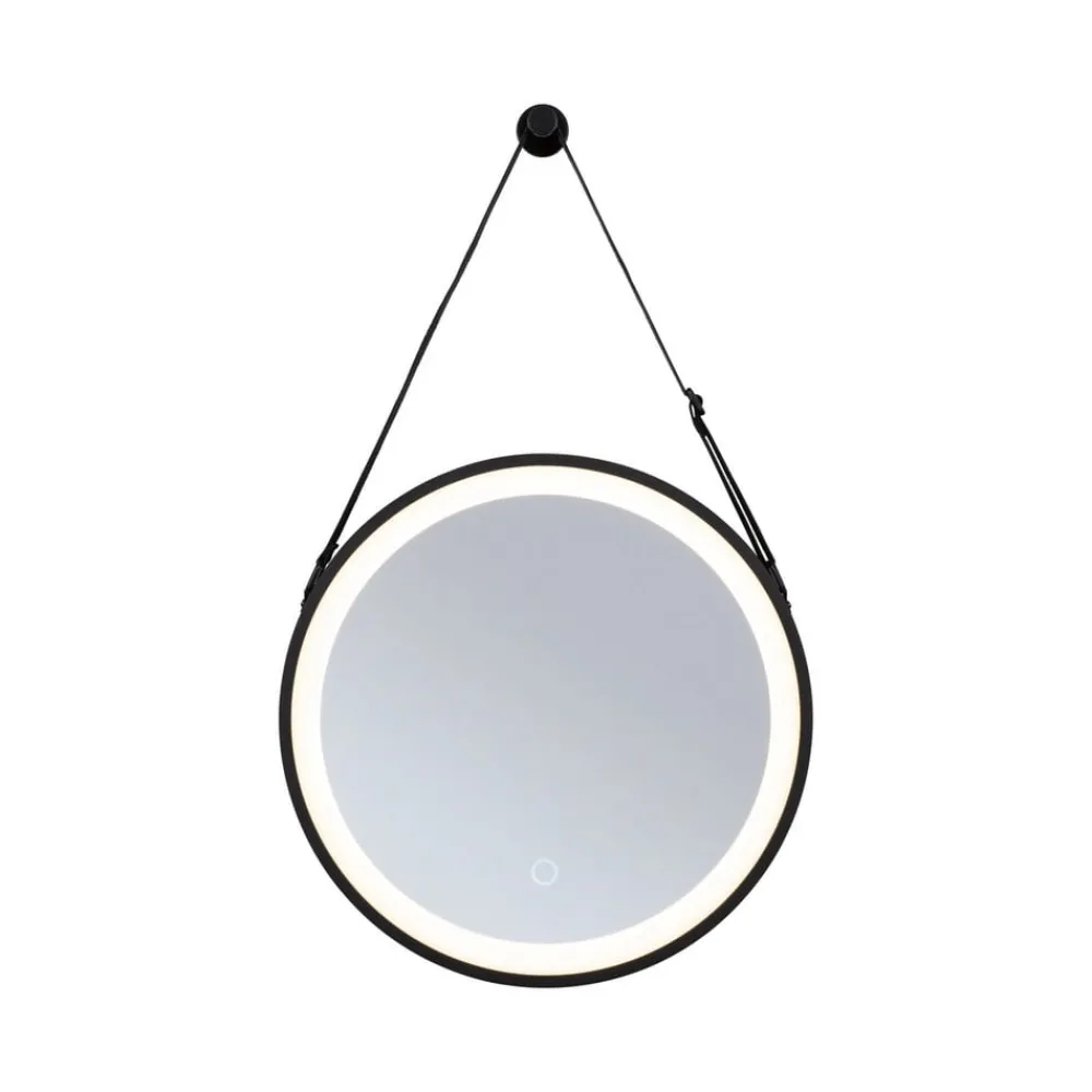Møbel Og Interiør ^ Paulmann Miro LED-hængespejl CCT Ø40cm Framelight