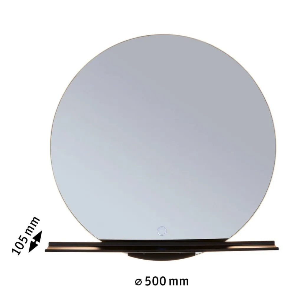 Møbel Og Interiør ^ Paulmann Miro LED-vægspejl CCT Ø50cm Baggrundsbelysning