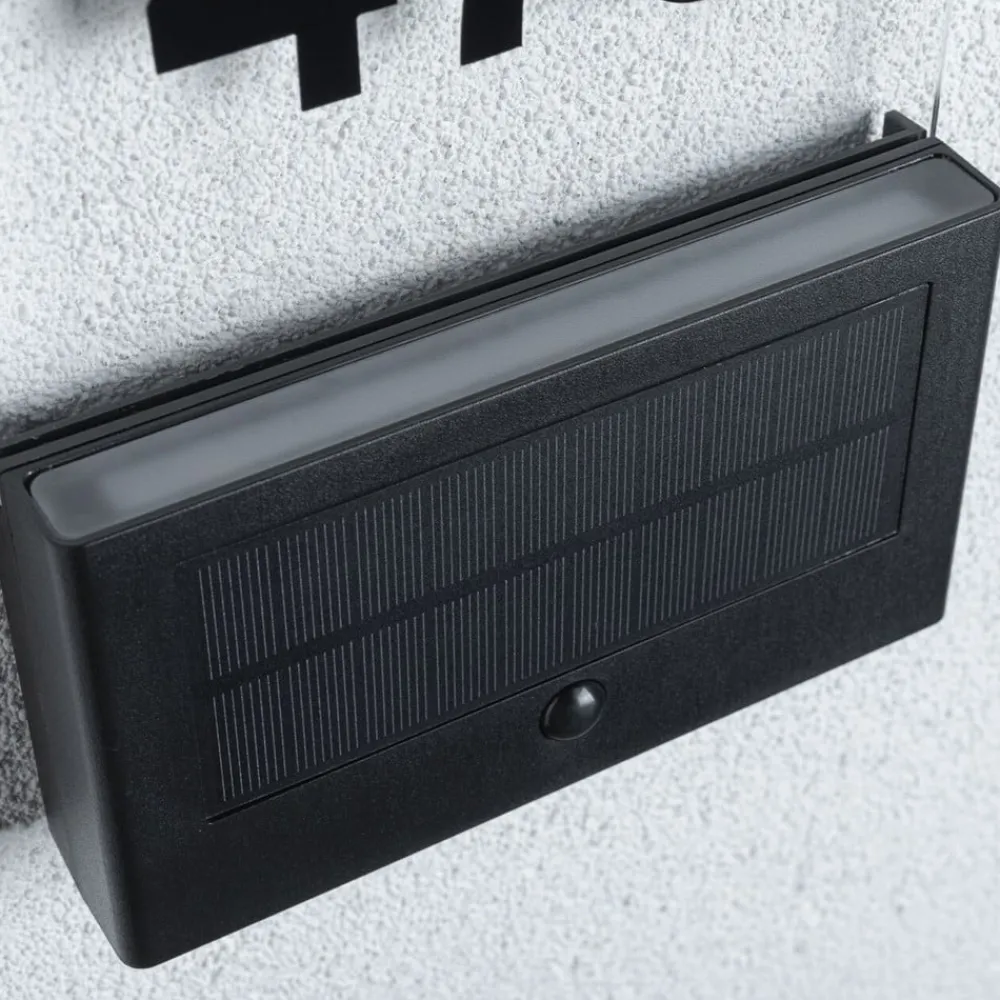 Paulmann Væglampe Med Sensor|Solcellelamper > Neda LED-husnummerlampe, solcelle