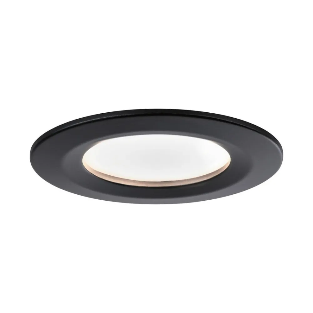 Paulmann Indbygningsspots|Spotlights > Nova Coin 3 stk, rund, 3Stepdim, sort