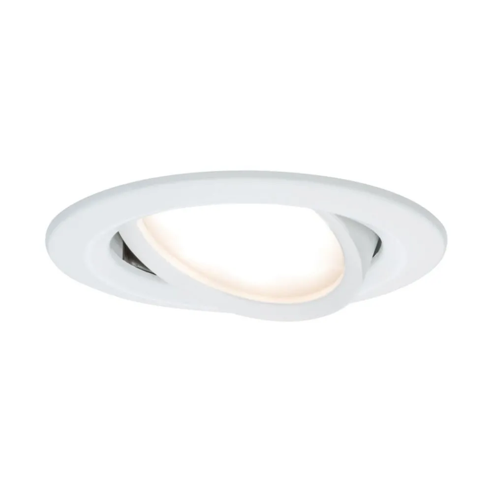 Loftlamper|Indbygningsspots ^ Paulmann Nova LED-indbygningsspot 3 stk. drejelig, hvid