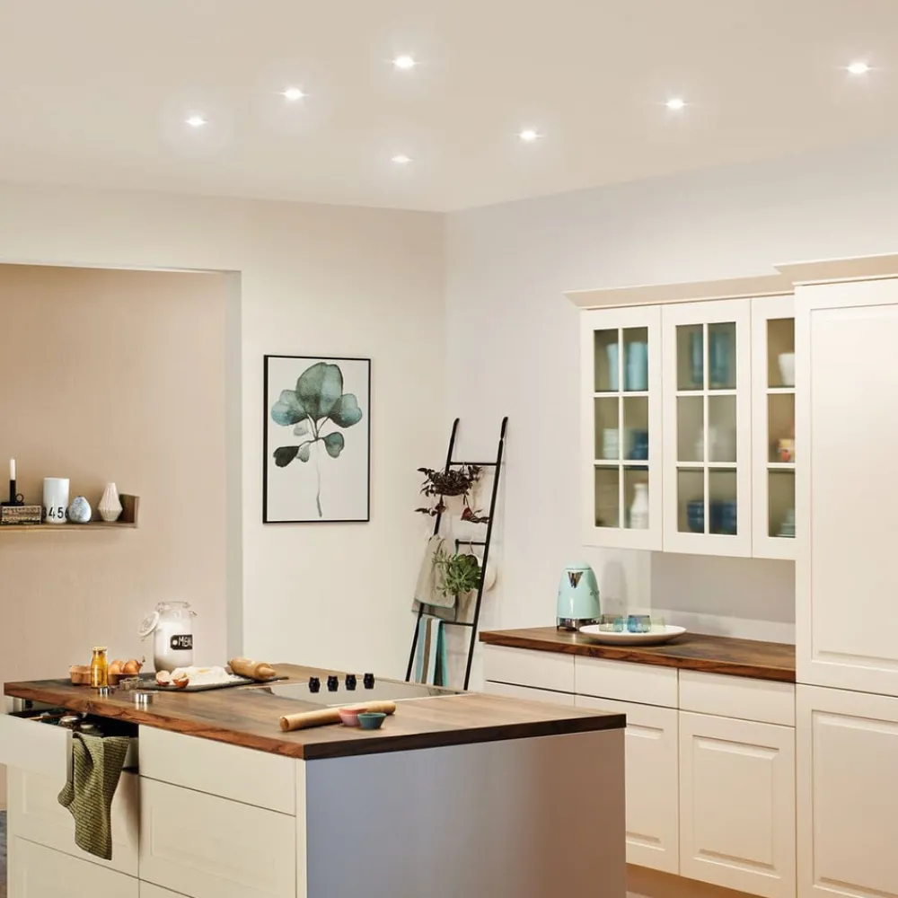Loftlamper|Indbygningsspots ^ Paulmann Nova LED-indbygningsspot 3 stk. drejelig, hvid