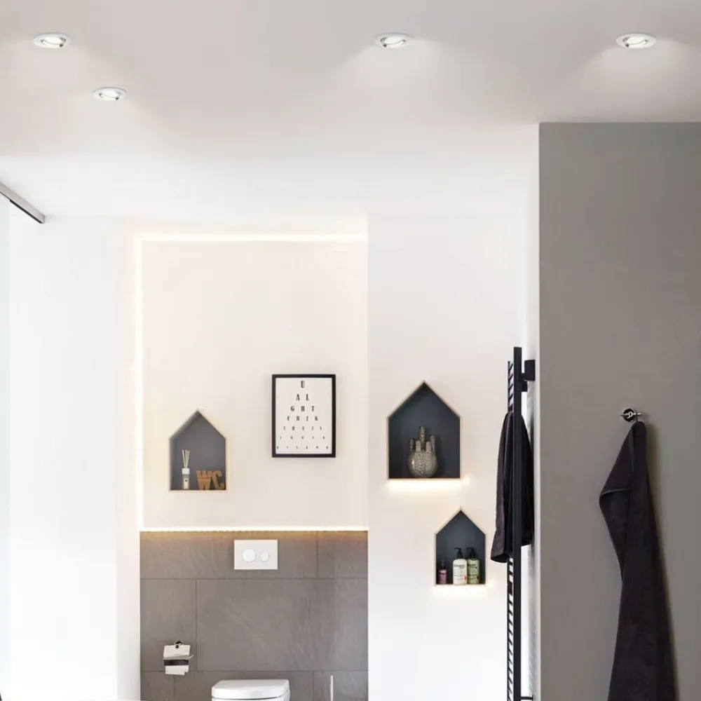 Paulmann Indbygningsspots > Nova LED-indbygningsspot, dæmpbar, IP65, jern