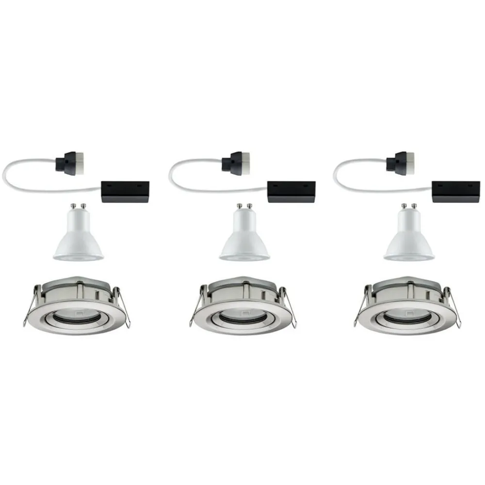Paulmann Indbygningsspots > Nova LED-indbygningsspot, dæmpbar, IP65, jern