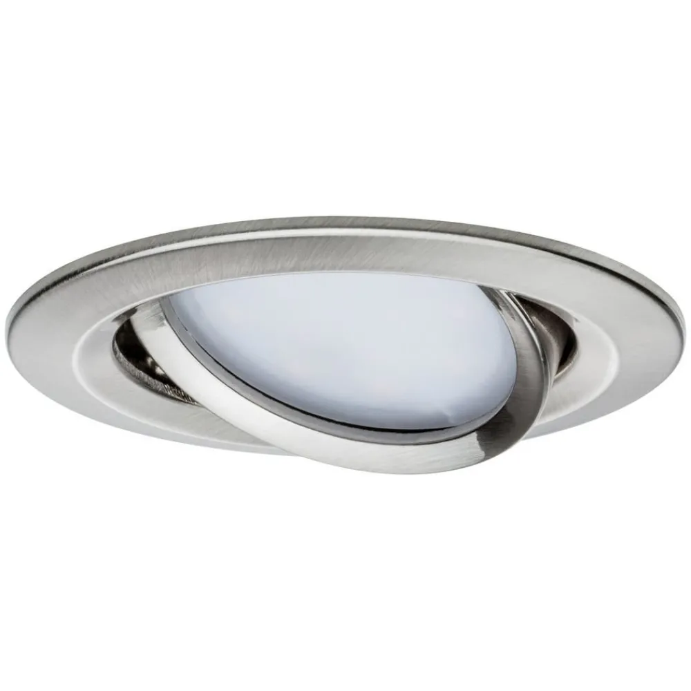 Paulmann Indbygningsspots|Spotlights > Nova LED-spot 3 stk. drejelig, jern