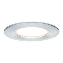 Indbygningsspots ^ Paulmann Nova LED-spot, 3 stk, runde, stive, alu