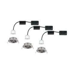 Indbygningsspots|Spotlights ^ Paulmann Nova mini Plus LED easydim, 3 stk., jern