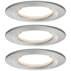 Loftlamper|Indbygningsspots ^ Paulmann Nova Plus Coin dim, rund, stift, jern