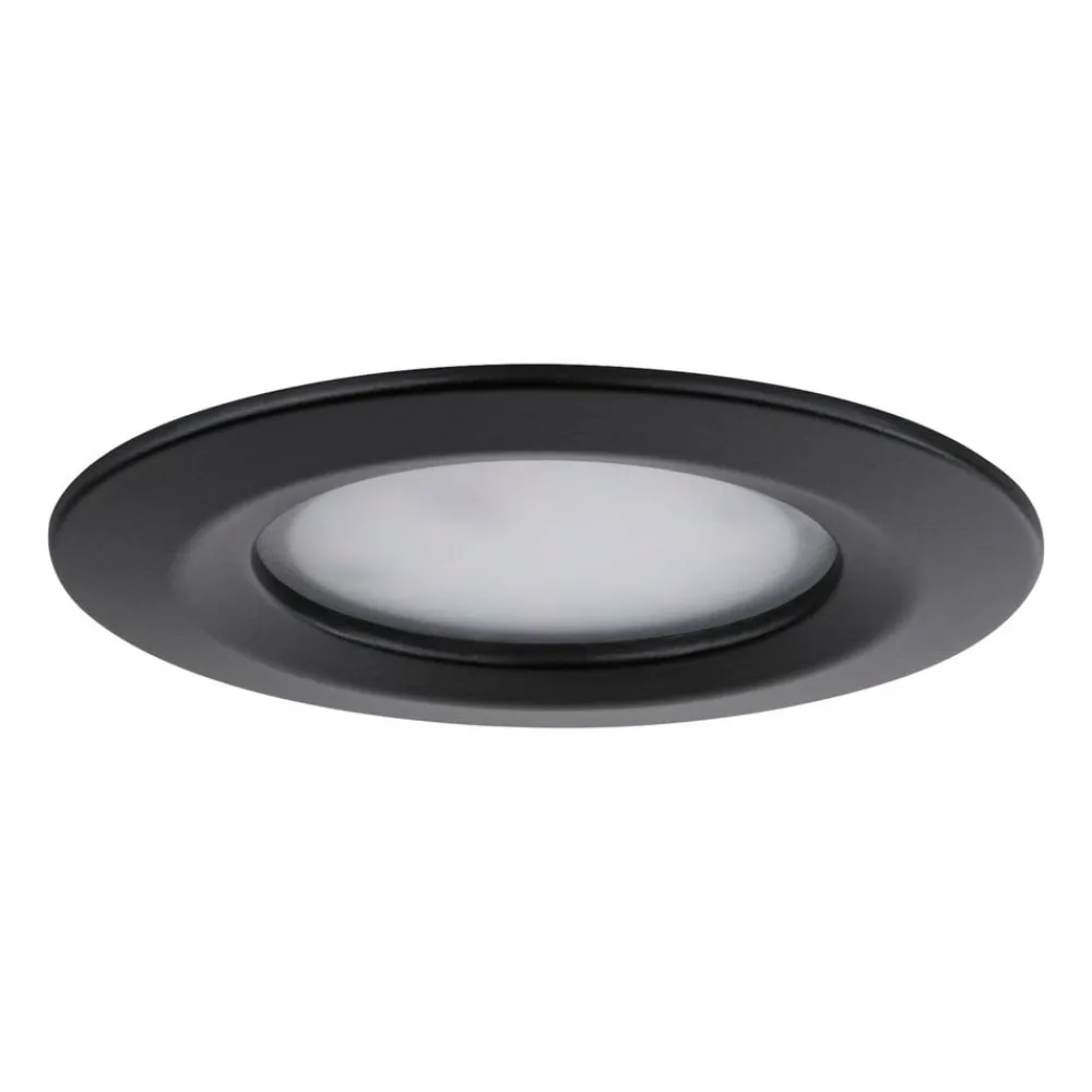 Paulmann Loftlamper|Indbygningsspots > Nova Plus Coin 3 stk IP44 2.700K sort