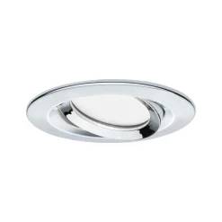 Paulmann Indbygningsspots|Spotlights > Nova Plus LED-spot, rundt, krom