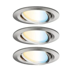 Paulmann Loftlamper|Indbygningsspots > Nova Plus spot, sæt med 3 CCT