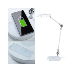 Bordlamper ^ Paulmann Numis LED-bordlampe ladefunktion, hvid