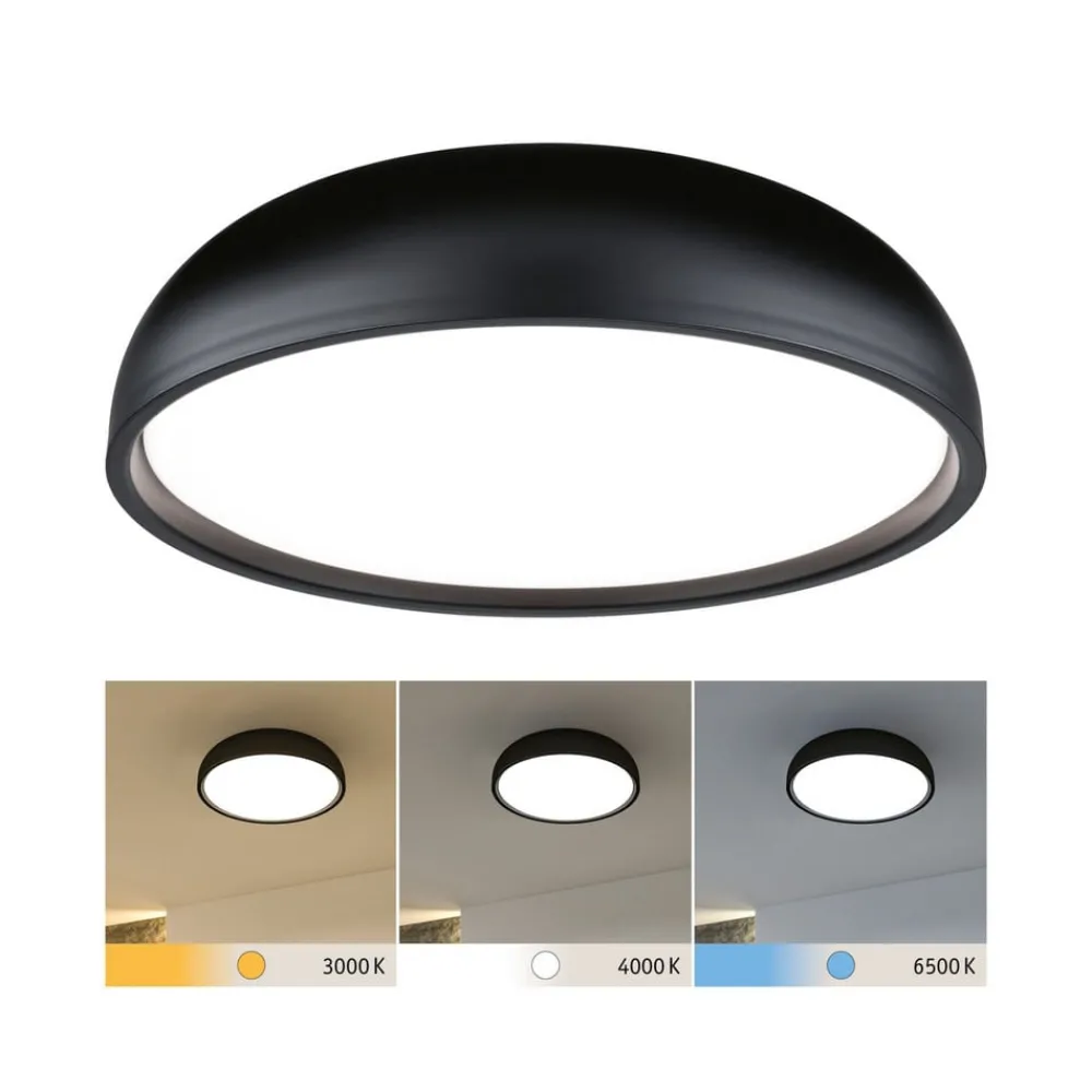 Paulmann Loftlamper > Oka LED-loftlampe IP44 CCT sort