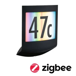 Postkasser ^ Paulmann Padea LED-husnummerlampe ZigBee RGBW