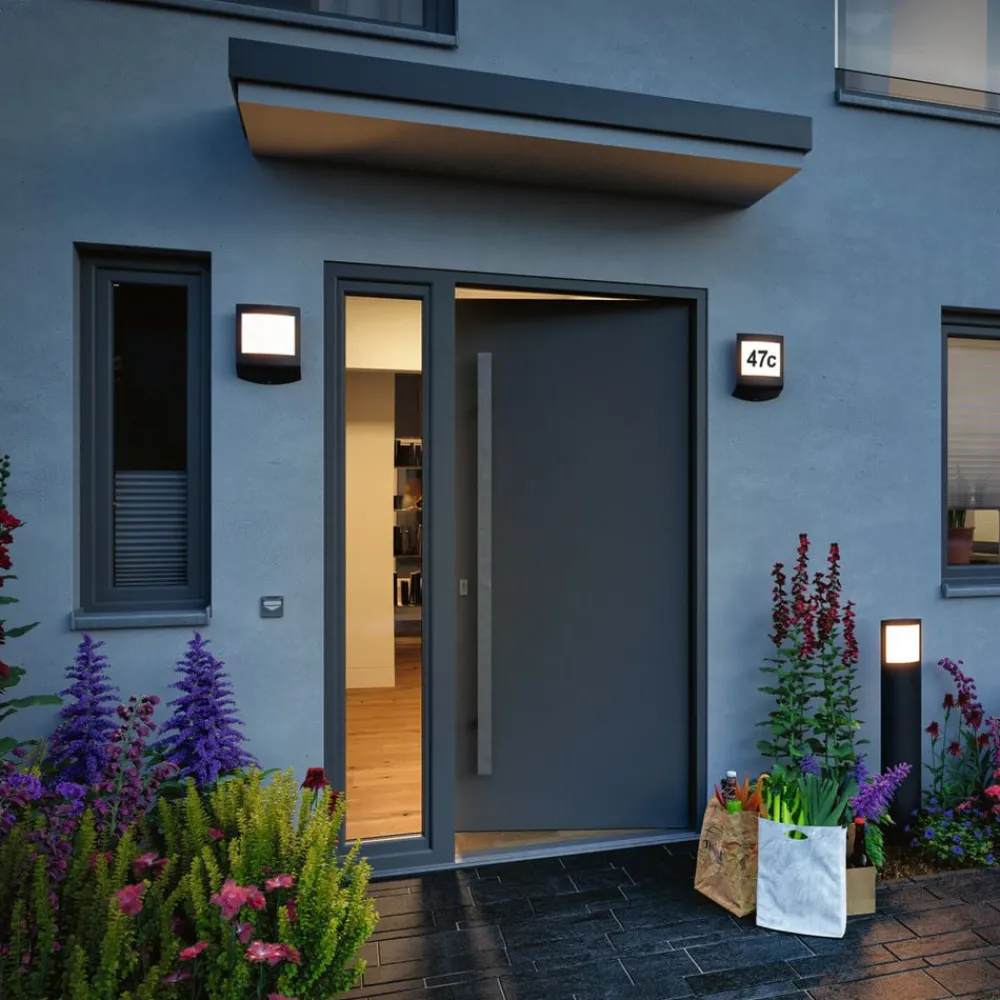 Postkasser ^ Paulmann Padea LED-husnummerlampe ZigBee RGBW