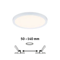 Paulmann Arbejdsrum/Kontor|Loftlamper > panel Areo 830 rund hvid 3stepdim 17,5cm