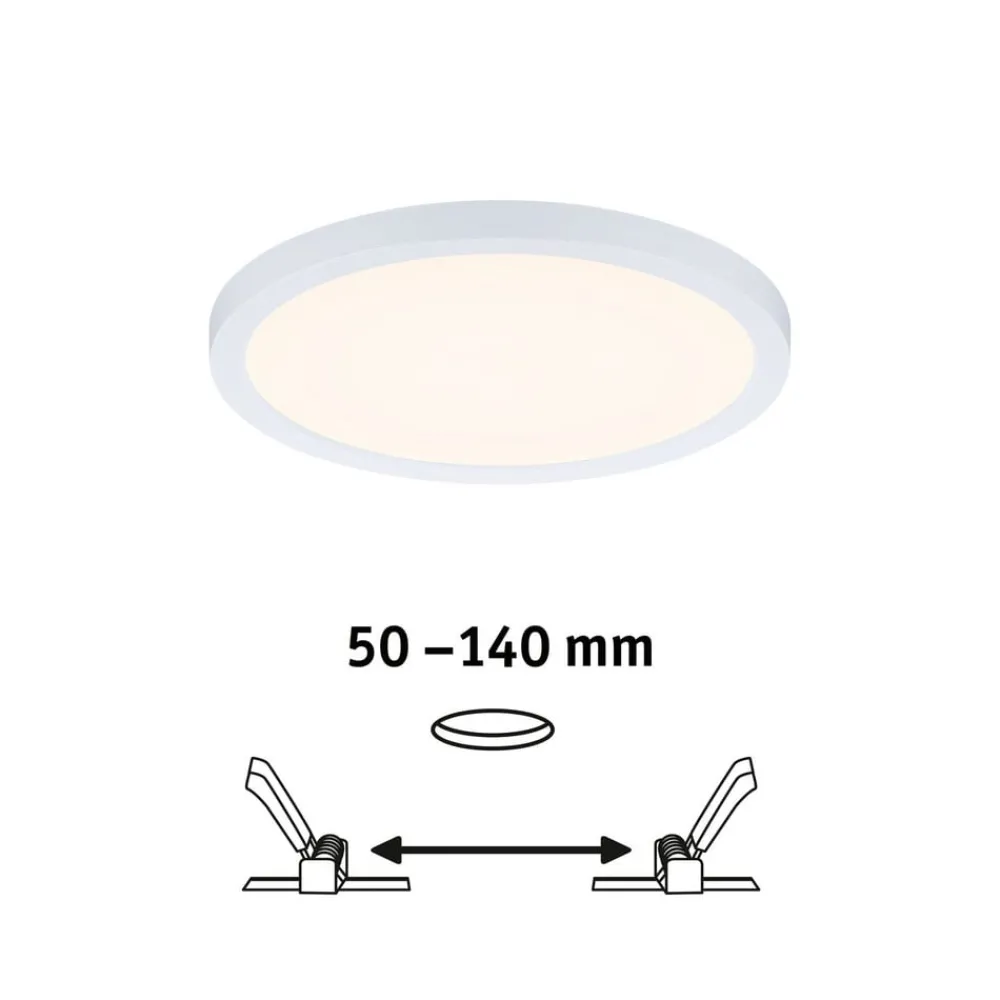 Paulmann Arbejdsrum/Kontor|Loftlamper > panel Areo 830 rund hvid 3stepdim 17,5cm
