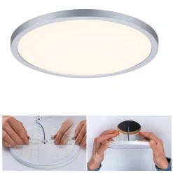 Paulmann Loftlamper|Indbygningsspots > panel Areo 830 rund krom 3stepdim 23cm