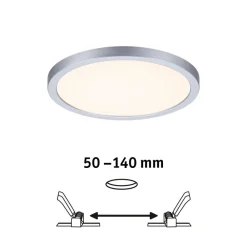 Paulmann Loftlamper > panel Areo 830 rund krom 3stepdim 17,5cm