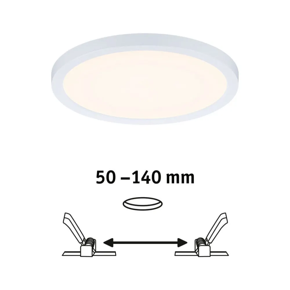 Loftlamper ^ Paulmann panel Areo ZigBee CCT rund hvid 17,5 cm