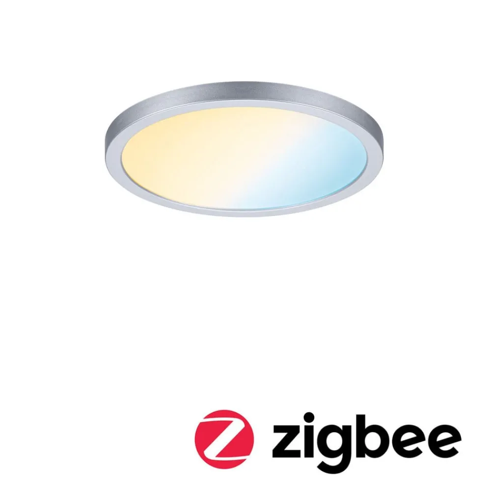Paulmann Arbejdsrum/Kontor|Loftlamper > panel Areo ZigBee CCT rund krom 17,5 cm