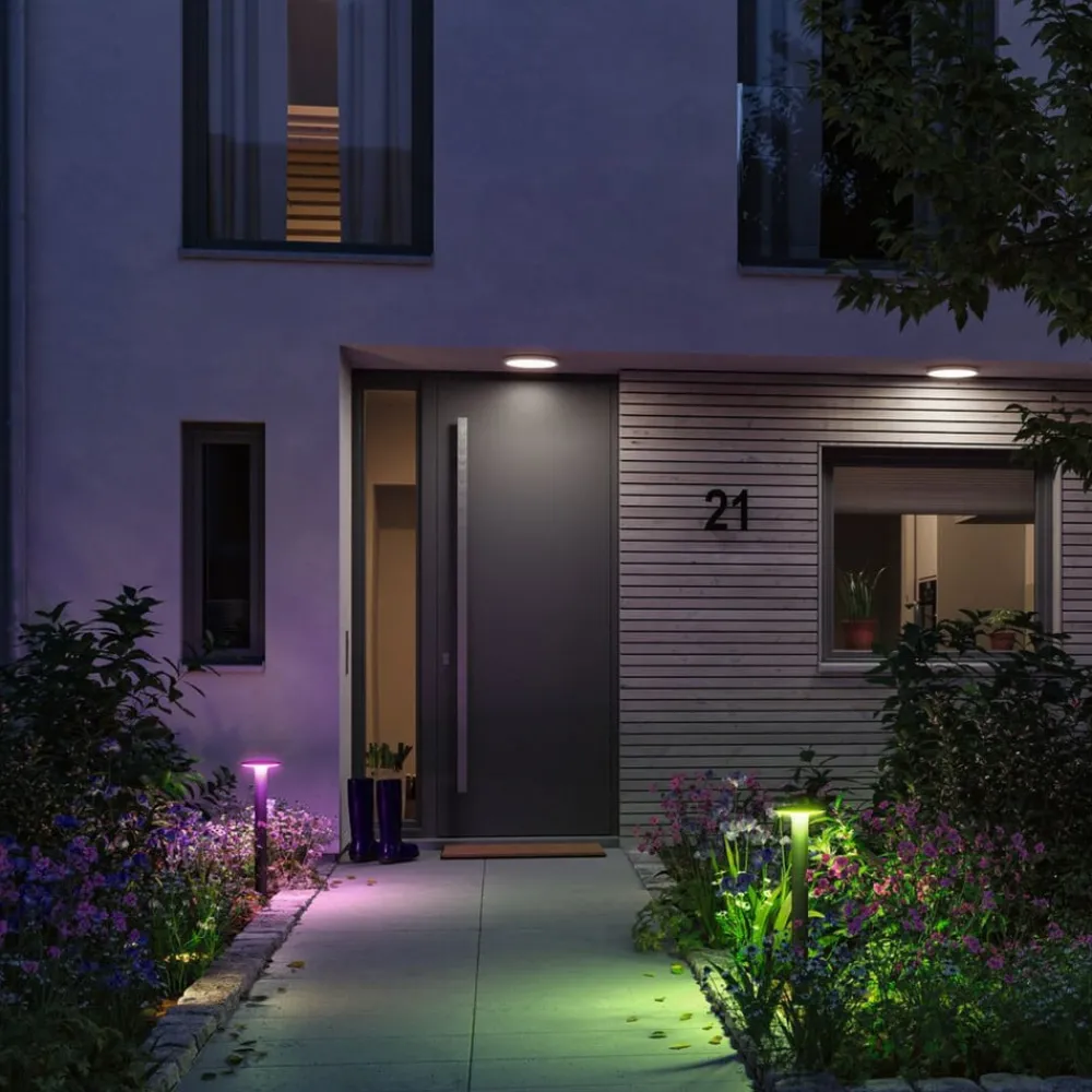 Paulmann Gadebelysning > Plate ZigBee RGBW LED justerbar lampe