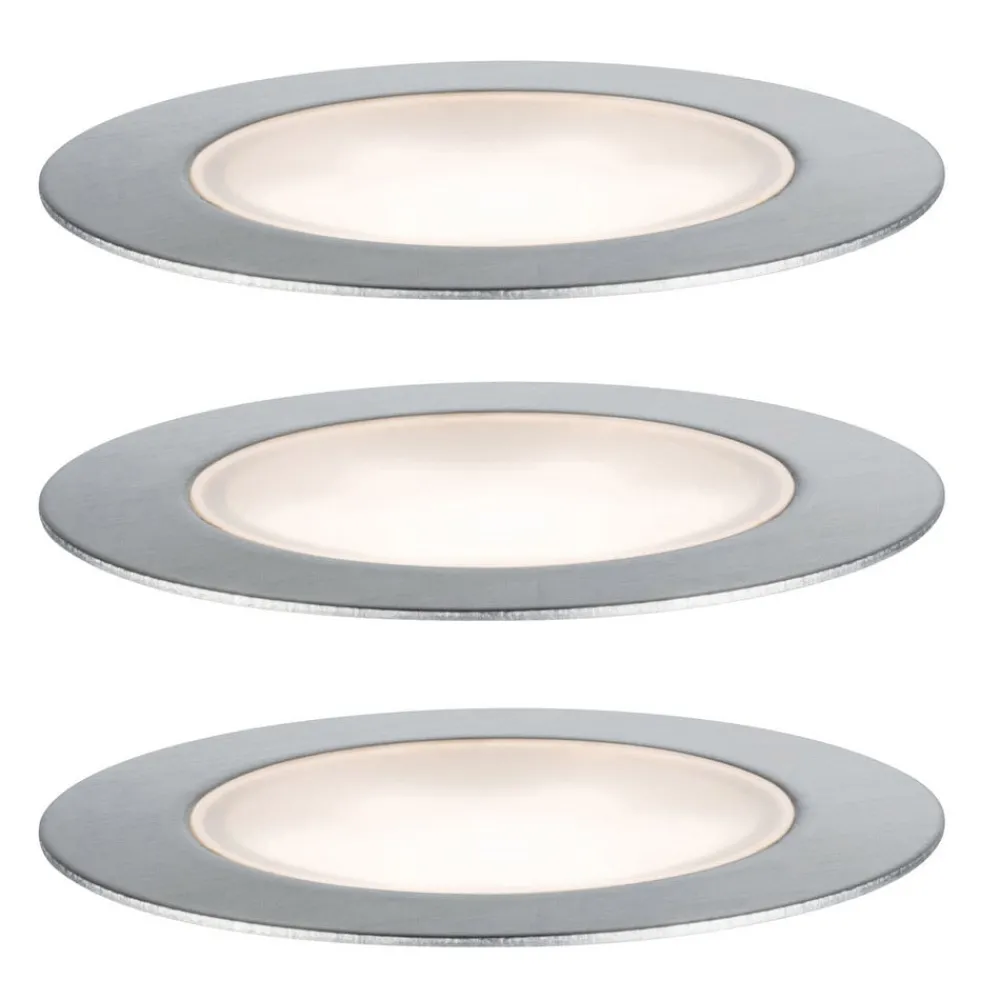 Nedgravet Udebelysning ^ Paulmann Plug & Shine Floor Eco basic sæt med 3 3000K