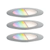 Nedgravet Udebelysning|Udendørs Spot ^ Paulmann Plug & Shine Indbygningsspot Gulv 3 RGBW ZigBee