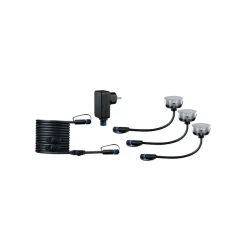 Nedgravet Udebelysning|Udendørs Spot ^ Paulmann Plug & Shine Indbygningsspot Gulv 3 RGBW ZigBee