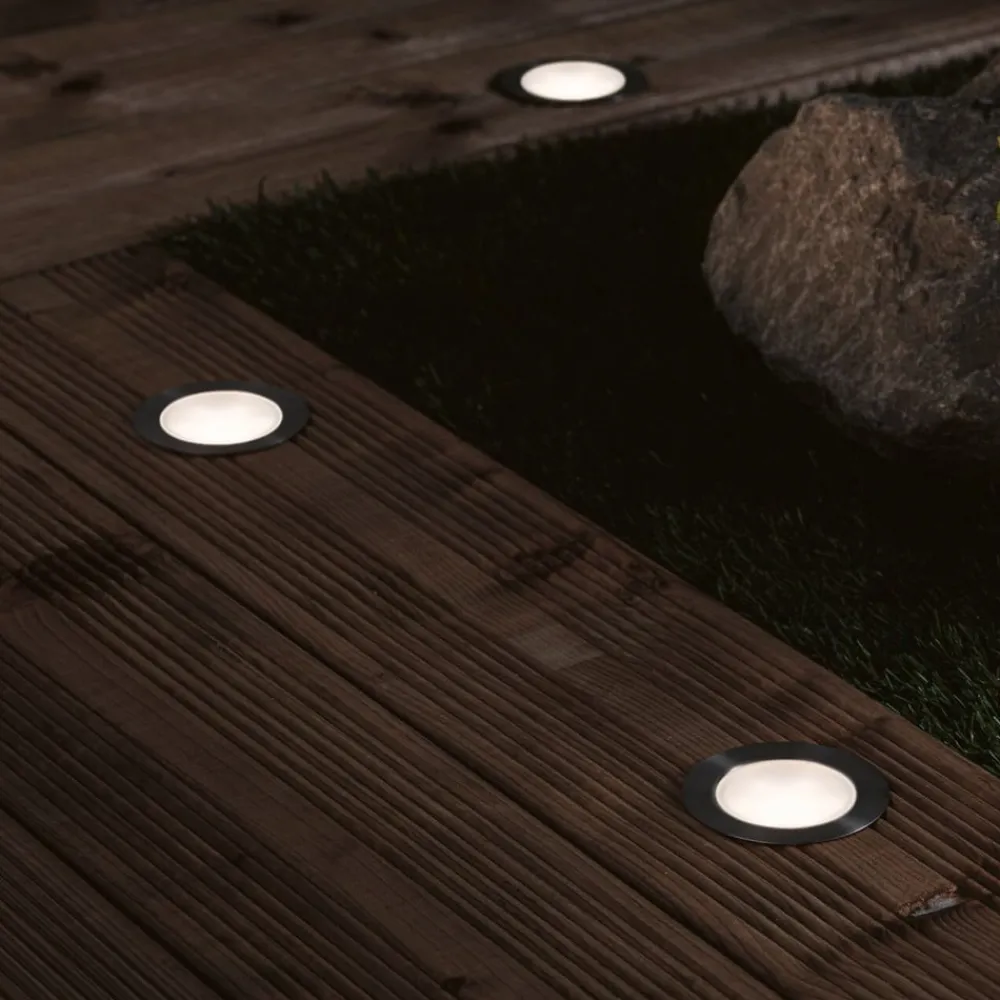 Nedgravet Udebelysning|Udendørs Spot ^ Paulmann Plug & Shine Indbygningsspot Gulv 3 RGBW ZigBee
