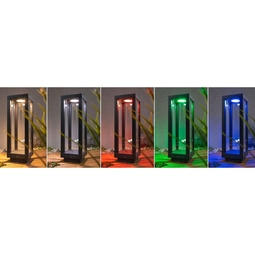 Sokkellamper ^ Paulmann Plug & Shine LED Classic Lantern RGBW base light