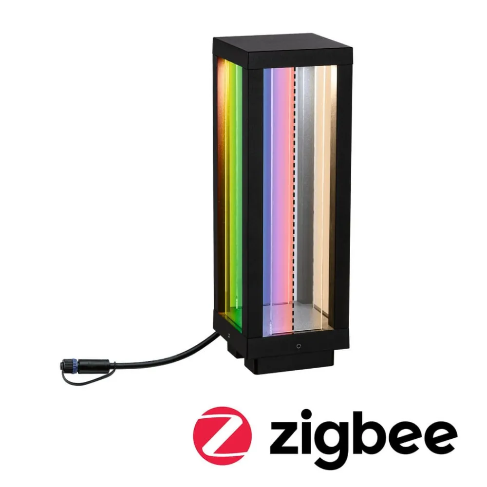 Sokkellamper ^ Paulmann Plug & Shine LED Classic Lantern RGBW base light
