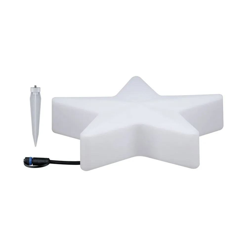 Paulmann Julepynt|Julefigurer Udendørs > Plug & Shine LED dekorationslampe Star Ø 40cm