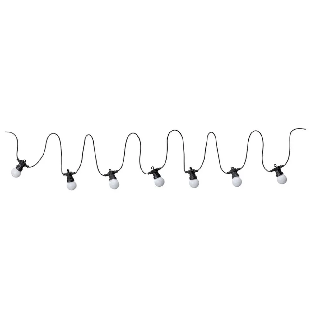 Dekorationsbelysning ^ Paulmann Plug & Shine LED lyskæde Globe 7x0,2W