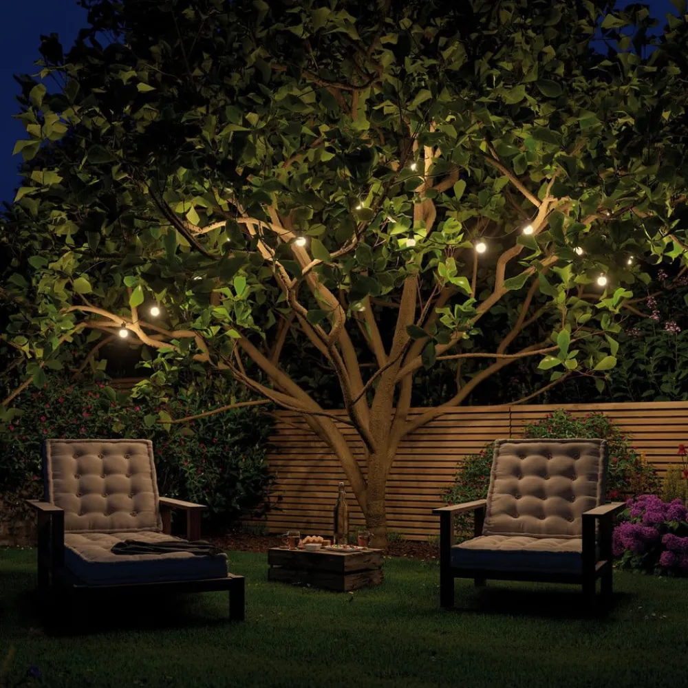 Dekorationsbelysning ^ Paulmann Plug & Shine LED lyskæde Globe 7x0,2W