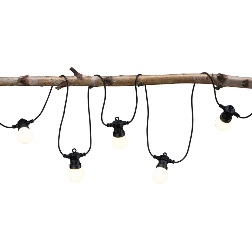 Dekorationsbelysning ^ Paulmann Plug & Shine LED lyskæde Globe 7x0,2W
