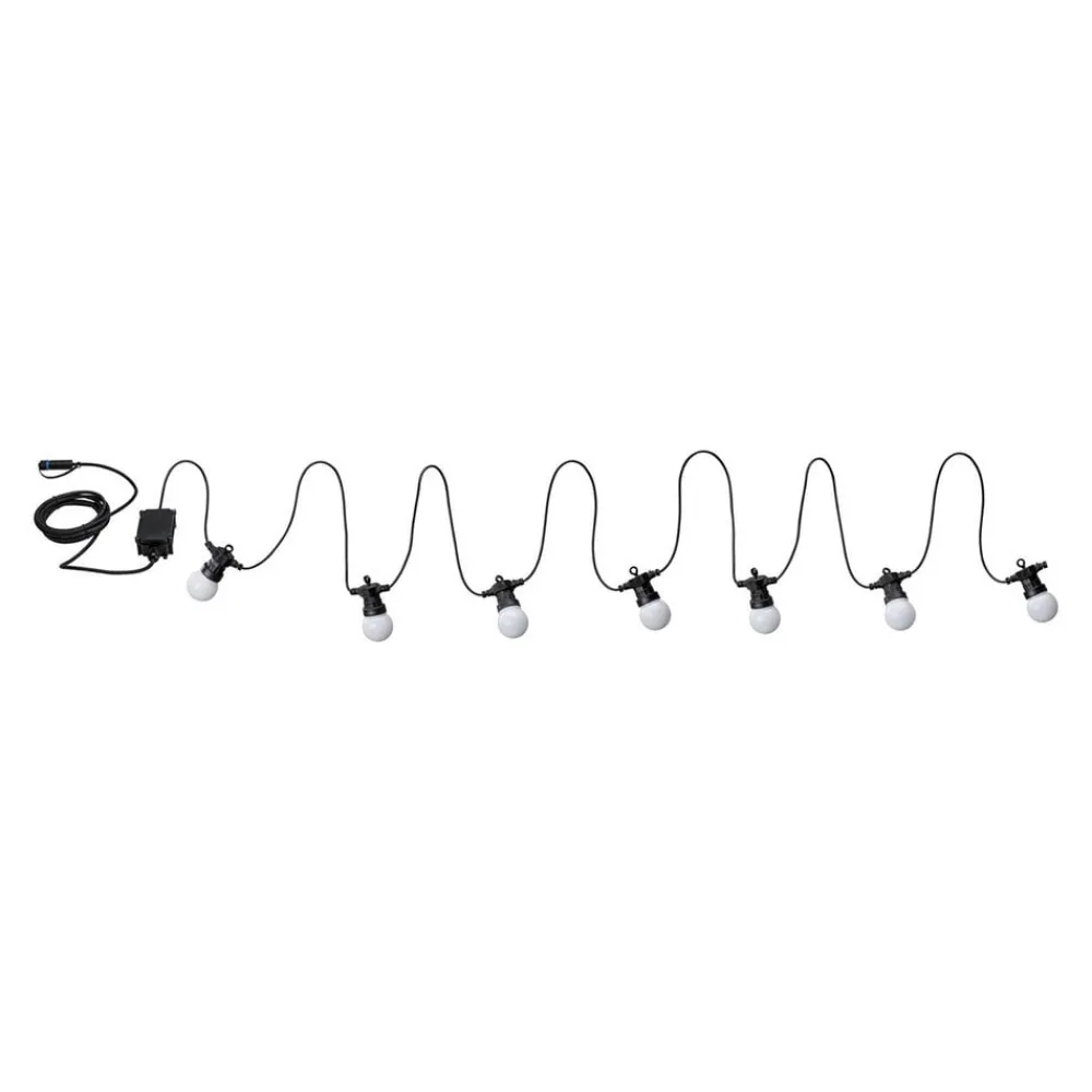 Dekorationsbelysning ^ Paulmann Plug & Shine LED lyskæde Globe 7x0,2W
