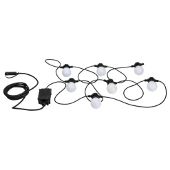 Dekorationsbelysning ^ Paulmann Plug & Shine LED lyskæde Globe 7x0,2W