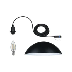 Udendørs Pendellamper ^ Paulmann Plug & Shine LED-pendellampe Mapalo E14 aluminium