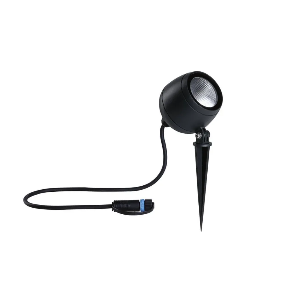 Paulmann Udendørs Spot > Plug & Shine LED-spot Kikolo, 3.000 K, 20°, aluminium