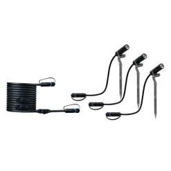 Paulmann Udendørs Spot > Plug & Shine Plantini 3000K 3-delt supplement
