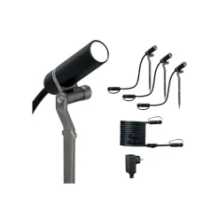 Paulmann Udendørs Spot > Plug & Shine Plantini 3.000K basissæt med 3 stk