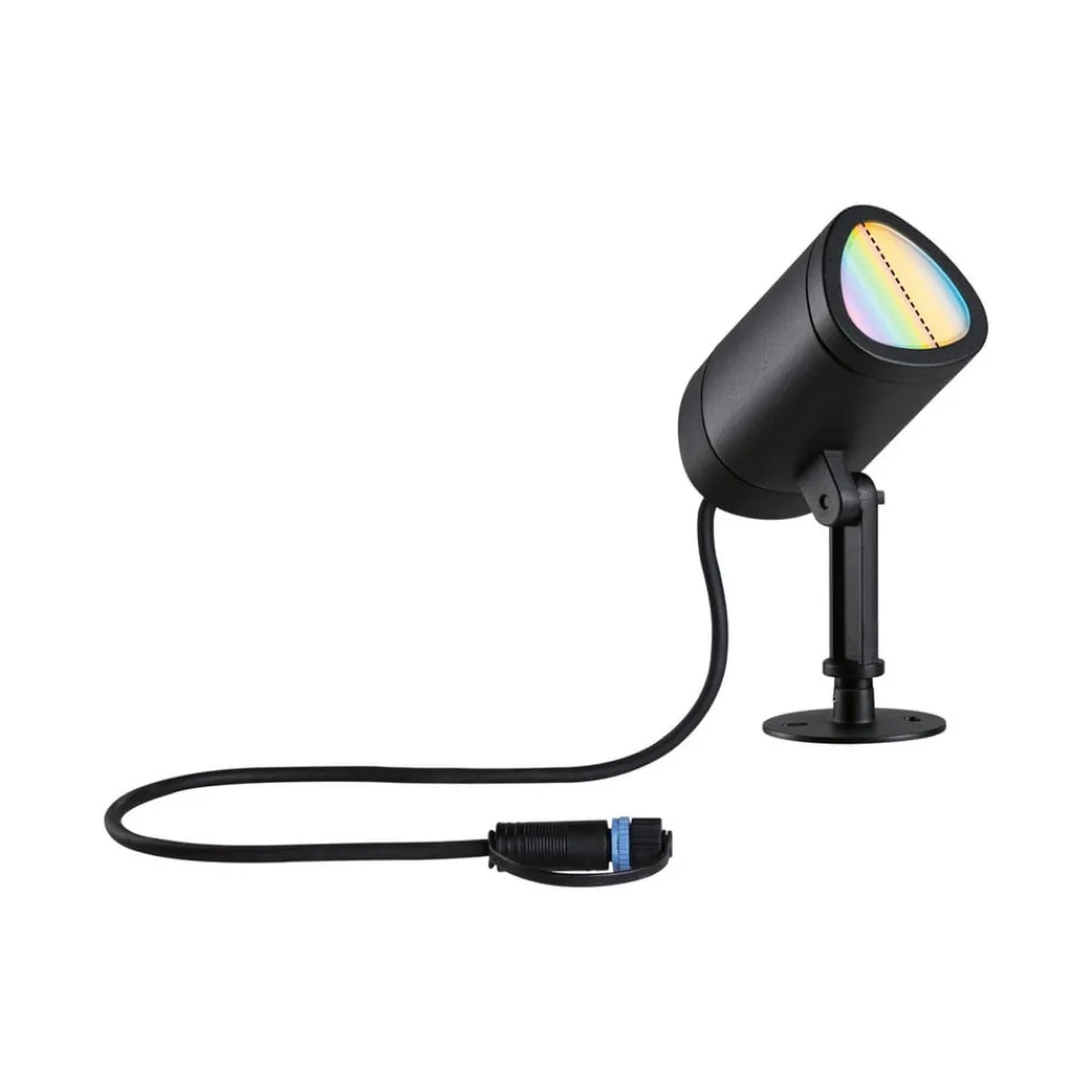 Udendørs Spot ^ Paulmann Plug&Shine Shira jordspyd spotlight ZigBee RGBW