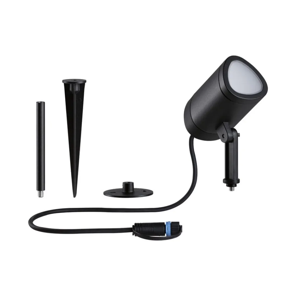 Udendørs Spot ^ Paulmann Plug&Shine Shira jordspyd spotlight ZigBee RGBW