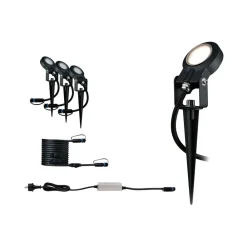 Paulmann Udendørs Spot > Plug & Shine Sting 3.000K Basis-sæt med 3 stk