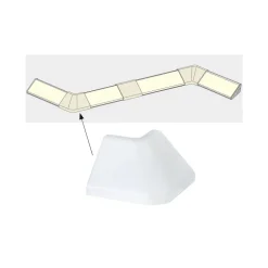 Led Strips ^ Paulmann Profil Delta udendørs hjørneprofil 2 stk